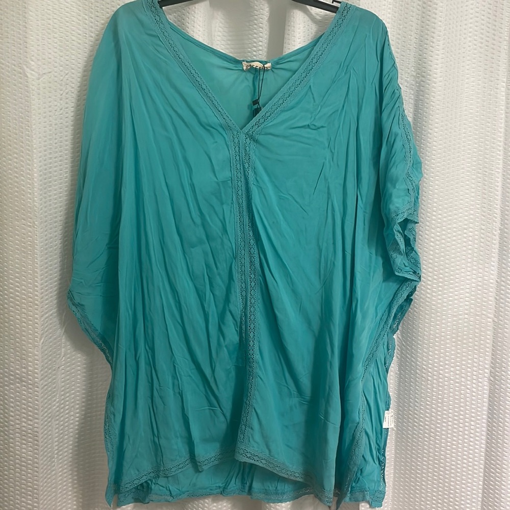 Teal tunic